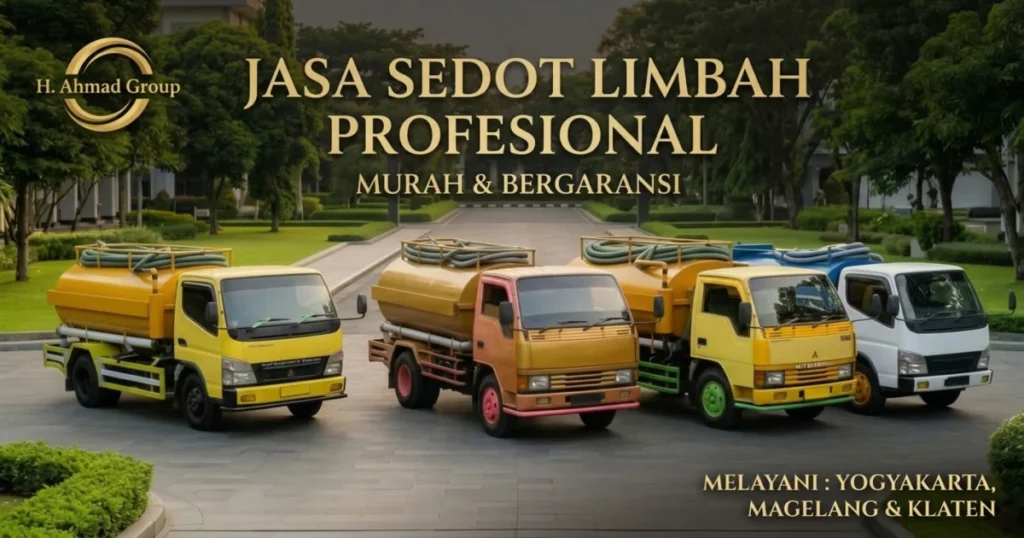 Layanan jasa sedot limbah Yogyakarta, Magelang, Klaten